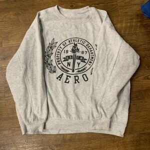 Bluenotes Aeropostale Gray Crew Neck Sweater